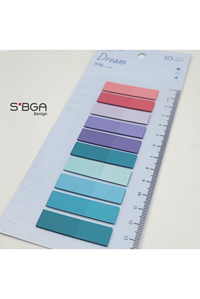 sibga tasarım Transparent Colored Postit Post-it Post It.Bookmark Bookmark Postit Sticker Note Paper 200 Sheets