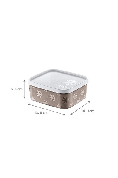 Smartware Set of 2 No Frost Storage Container Terra 700 ml