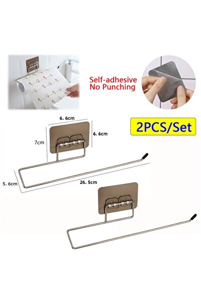 Choice حامل مناديل ورقية قطعتين حامل مناديل ورقية للمطبخ حامل ورق تواليت لاصق...