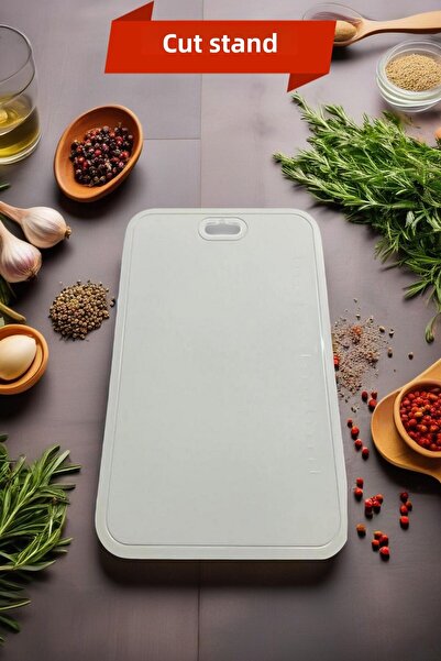 Open Home Concept Cream Colored Non-slip Stain and Anti-slip Cut Bread and Ve...