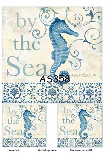 LİNEART Brass Decopage Paper La As358