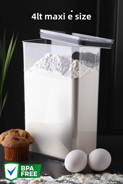 Nandy Home Maxi Size Rectangular Flour Storage Container