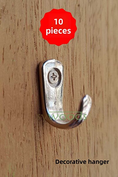sywoods 10 bucăți nichel agățat decorativ Bijoux - Accesoriu unic pentru agăț...