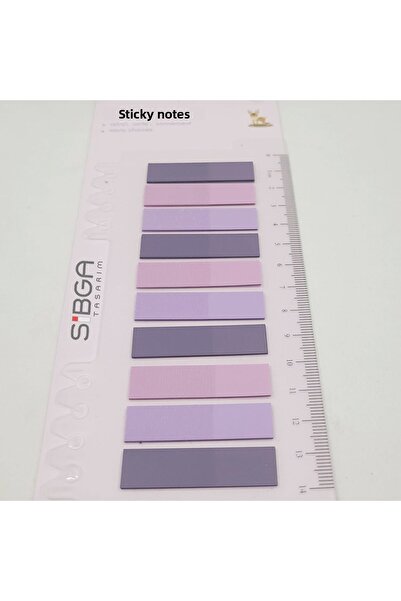 sibga tasarım Transparent Color Postit Post-It Post It. Book Marker Bookmark Postit Sticker Note Paper