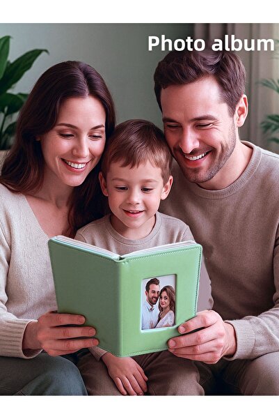 Nobbystar Album foto verde din polacart cu fereastră, cu o capacitate de 193 ...