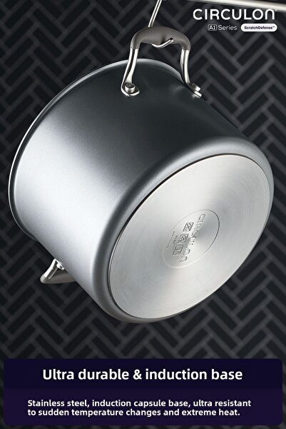 Circulon XL Deep Pot with Glass Lid 24 cm