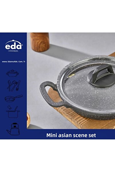 Eda 3 Piece Cast Iron Pan
