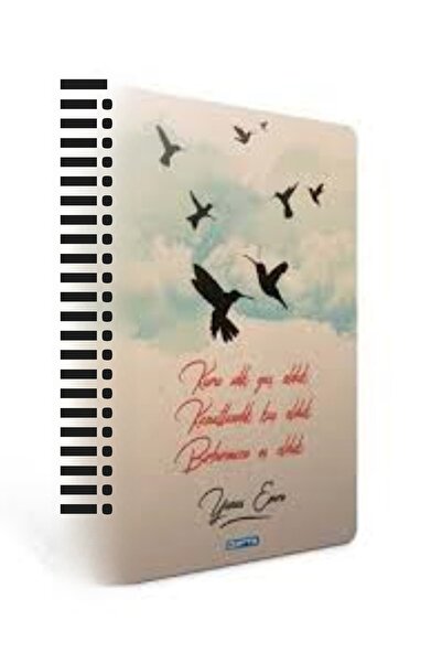 Gıpta 120 Sheets Lined Birds Notebook - 19x26