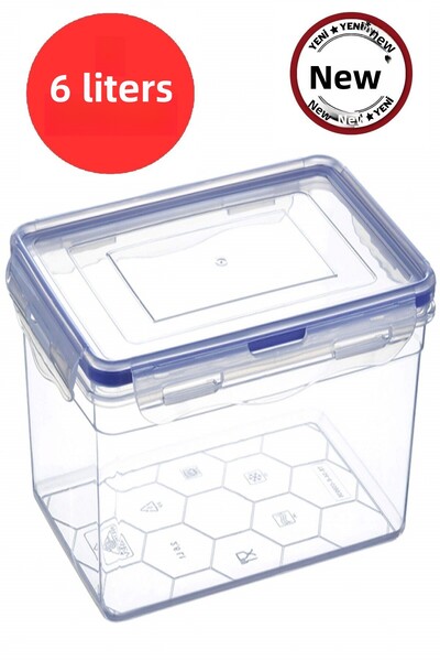 DEEMBRO Large Size 9 Lt Leakproof Sealed Silicone Vacuum Storage Container Box Airtight 29*21*18.5 cm