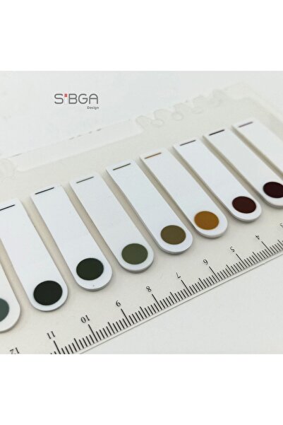 sibga tasarım Postit ملون شفاف Post-it Post Itعلامة مرجعية للكتاب، ورق ملاحظات لاصق، 200 ورقة