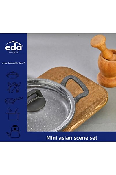 Eda 3 Piece Cast Iron Pan