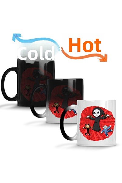 Baskı Dükkanı كوب الكوب السحري الأحمر من تودين بيندي سانس بورسلين