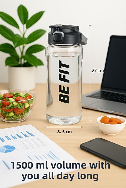 Open Home Concept 1500 ml Watermode - Water Bottle Suitable for School and Gym