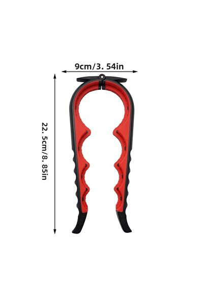 Choice فتاحة علب سوداء متعددة الوظائف، فتاحة زجاجات المشروبات أربعة في واحد، فتاحة أغطية بأربعة أوضاع