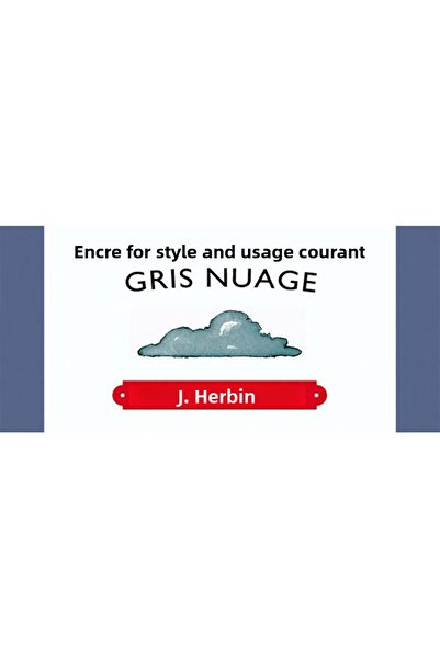 Jacques Herbin J. Herbin Бутилка мастило 30 мл Gris Nuage, Herbin, 13008T