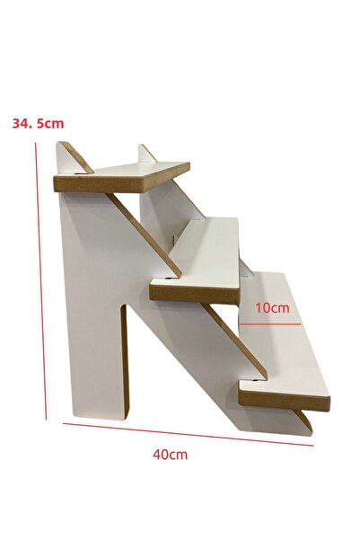 PEKA Counter Top Shelf Kitchen Rack Seasoning Rack Organizer Wooden Corner Shelf Three Shelves Organizer