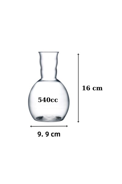 NUDE Anise Crystal Rack Set - 5 Piece Carafe Rack Cup Set (64072 x 4 - 64100 x 1)