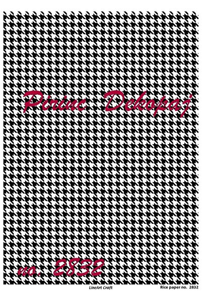 LİNEART Brass Decopage Paper La-2832