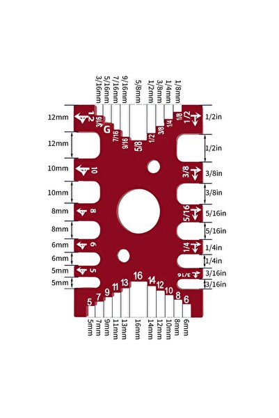 BGA Carpenter Ruler - Router Bit Guide for Swallow Tail, Jig Depth, Gauge Tenon Cutter