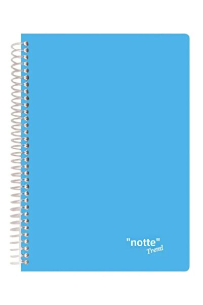 Notte Trend A4 80 de coli Copertă PVC cu spirală Notebook simplu