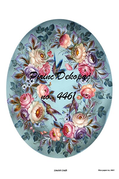 LİNEART ورق ديكوباج نحاسي Lineart رقم: L4461- 29x42 سم