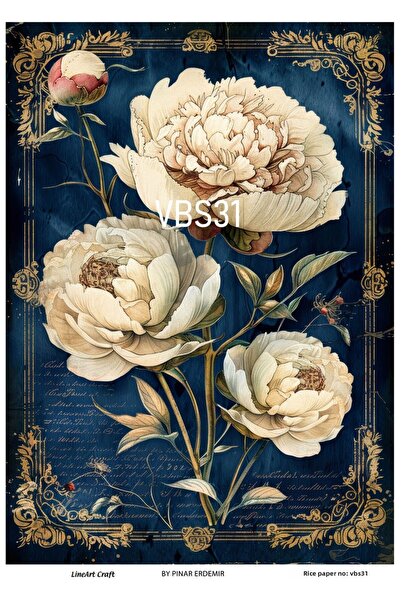 LİNEART Brass Decopage Paper - Vbs31, 30X42Cm