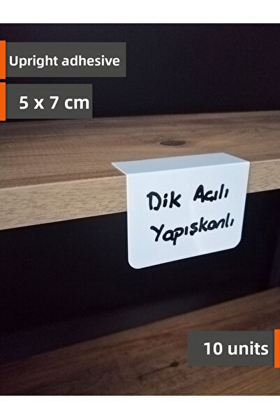 Şeffaf Etiket 50 τεμάχια PVC Λευκή Ετικέτα 5x7 εκ. Αυτοκόλλητη ετικέτα για μα...