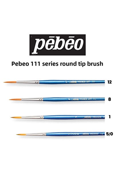 Pebeo Set de perii cu vârf rotund din seria 111