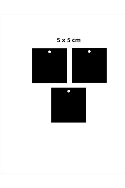 DERELİ MATBAA ورق أسود من الداخل والخارج ملصق 300 جرام 1000 قطعة 5x5 سم 4 مم ...