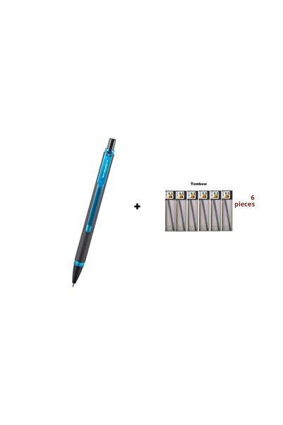 Serve Tombow Blue Pen - 0.5mm, 6 Pcs, 2B, Tip Shake-It Pen