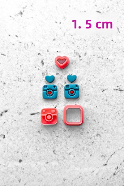 WE3D كاميرا صغيرة مقاس 1.5 سم - مجموعة قوالب من البوليمر والطين والسيراميك