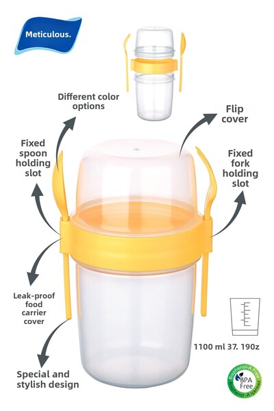 Dükkanönü Titiz 800 Ml Taken Go Muesli Container (ap-9452) Pra-4792389-6086