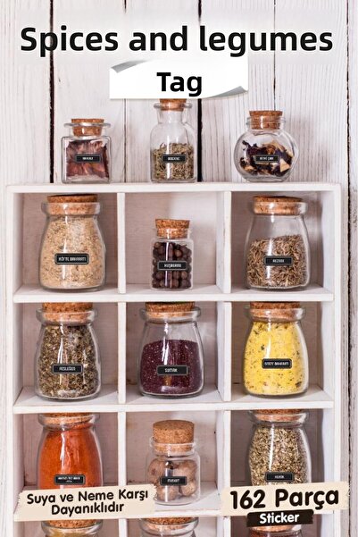 t tuğset etiket 162 bucăți etichete pentru condimente și legume rezistente la...