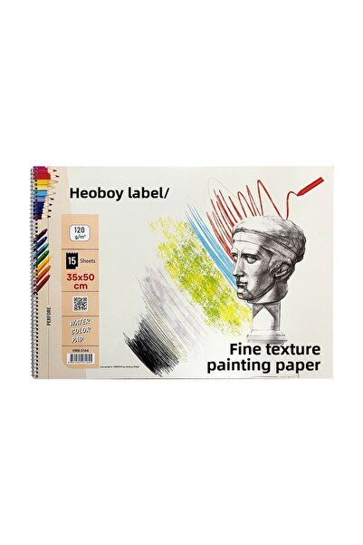Herboy 35*50-120 جرامدفتر صور حلزوني مكون من 15 قطعة - HRB-3164