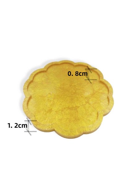 Epoksimax Flower Patterned Tray Silicone Mold - Premium Series Silicone for Epoxy Casting - 22cm