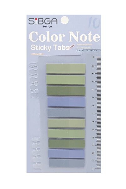 sibga tasarım ورق ملاحظات ملون شفاف - 200 ورقة من ملصقات المرجعية