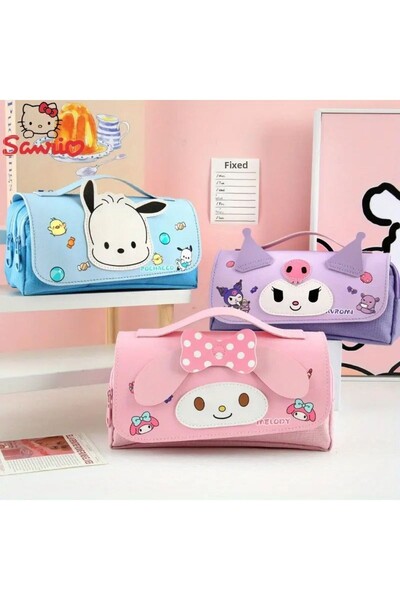 GlassySKY Sanrio Kuromi Melody Pochacco Μεγάλης χωρητικότητας Oxford υφασμάτινη μολυβοθήκη Θήκη για στυλό Δώρο χαρτικά