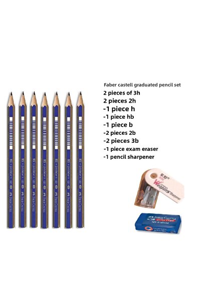 Faber Castell Art Marker Faber Graduated Pen Set Charcoal Set 3h 2h Hb B 2b 3b Set