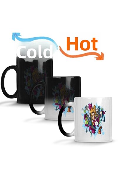 Baskı Dükkanı كوب مج سحري ملون بورسلين