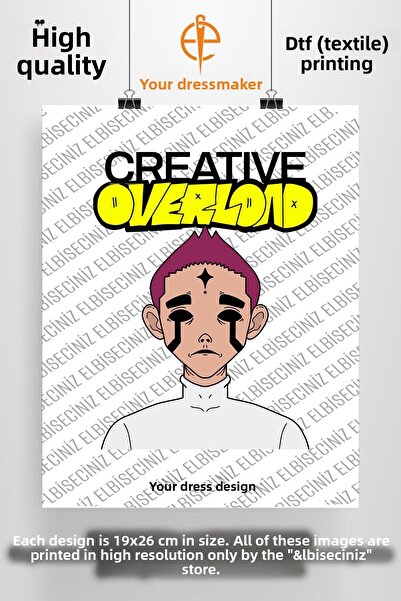 VİZYON İKRA طباعة نسيج DTF ممتازة تحت عنوان "تصميم فستانك" يمكن لصقها بسهولة ...