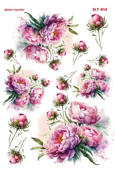 Buhobi نقل الزعفران المائي الخفيف - SLT014 25x35 سم