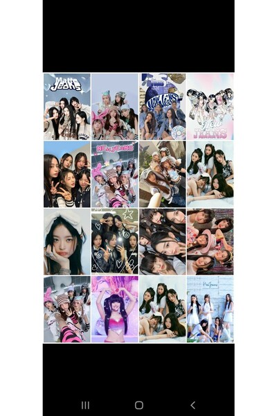 owl bag مجموعة بطاقات صور مقاس 16 بوصة - جينز كوري منقوش جديد