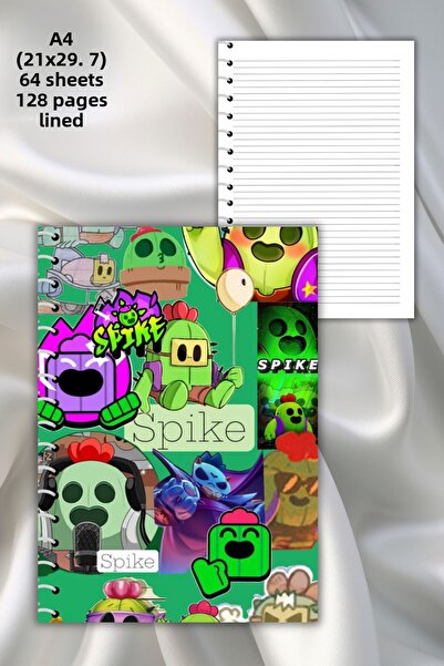 daily notebook دفتر ملاحظات مسطر مقاس A4 من براول ستارز | غطاء PVC |   128 صف...