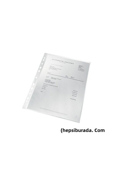 Leitz Recycle Poşet Dosya (25 ADET) Şeffaf