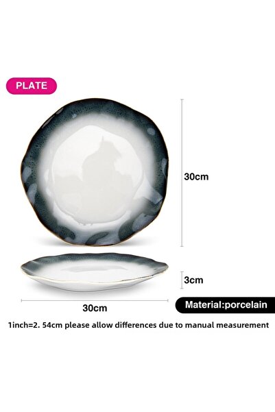 Fissman 1-Piece Plate Galactica Series 30cm Porcelain