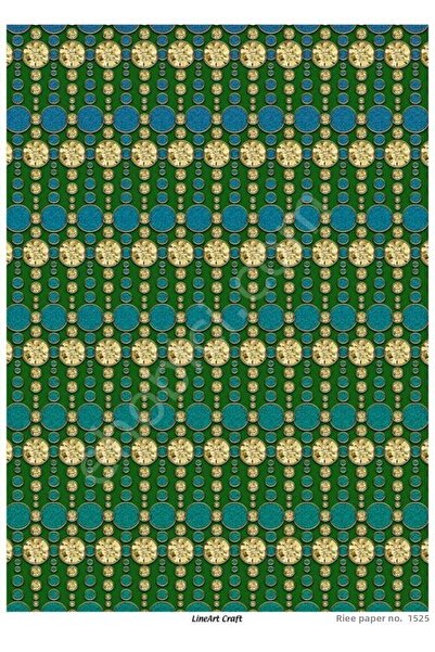 ehobici Lineart Brass Decopage Paper Model - 1525