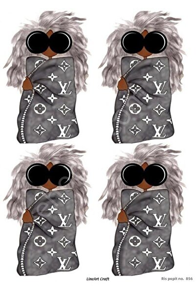 ehobici Model-856 - Brass Decopage Lineart Craft