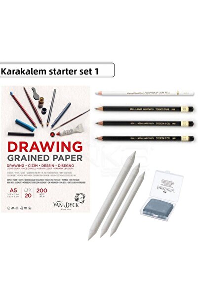 Anka Art مجموعة الفحم للمبتدئين 1 K-1