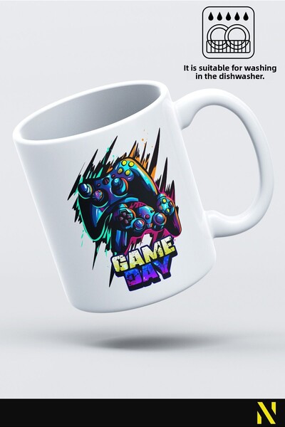 nilizma Gamer Player Themed Game Day Mug Cup Mug 330 ml