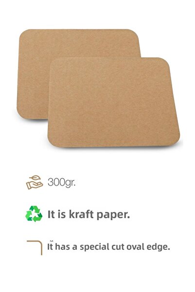 DERELİ MATBAA Pack of 50 Flash Cards A6 Size Unprinted Oval Cut Cards